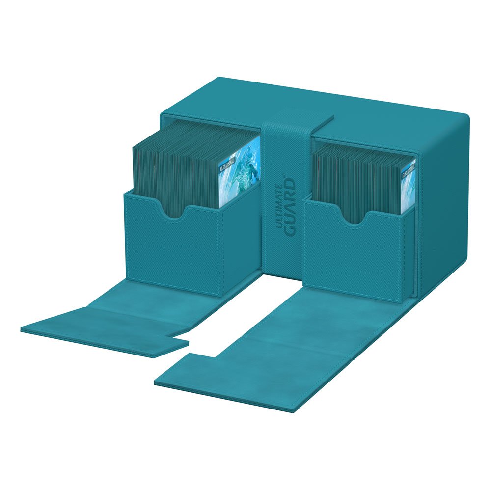 Ultimate Guard Ultimate Guard Twin Flip'n'Tray 200+ Xenoskin - Petrol