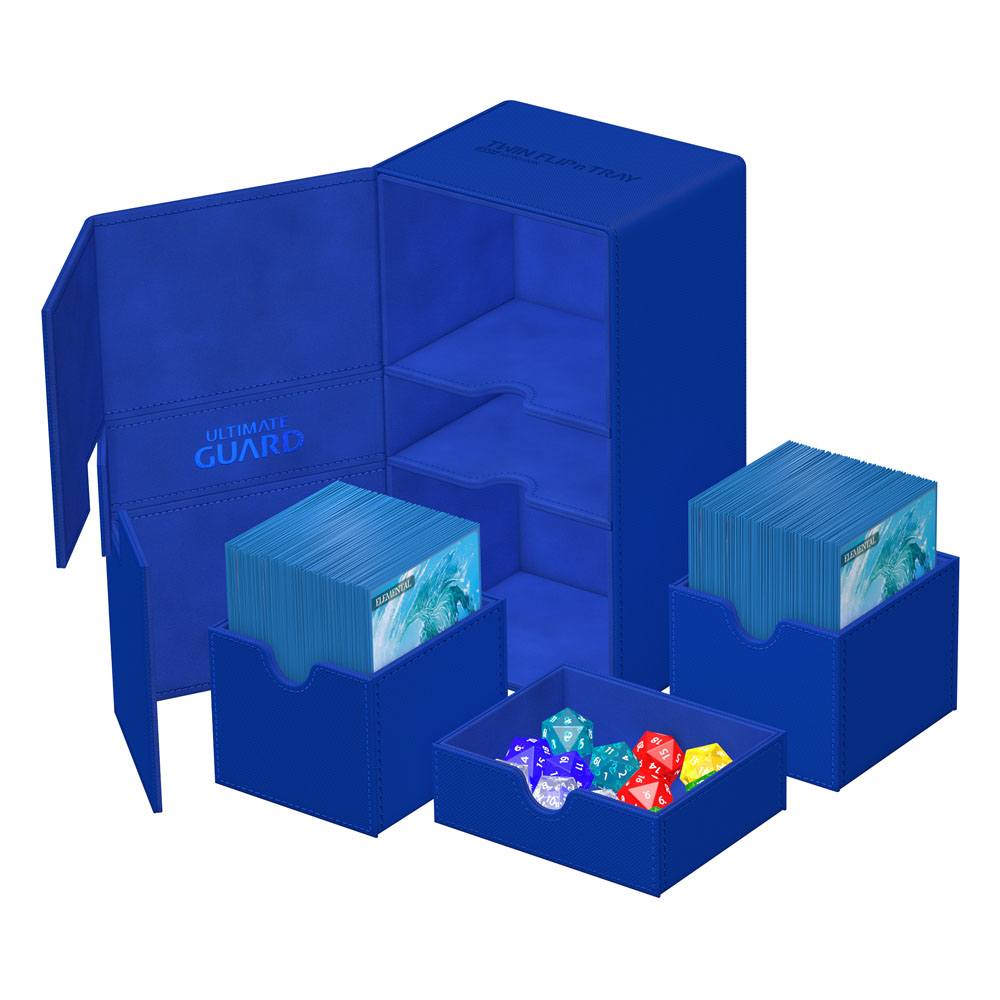 Ultimate Guard Ultimate Guard Twin Flip'n'Tray 200+ Xenoskin - Blue