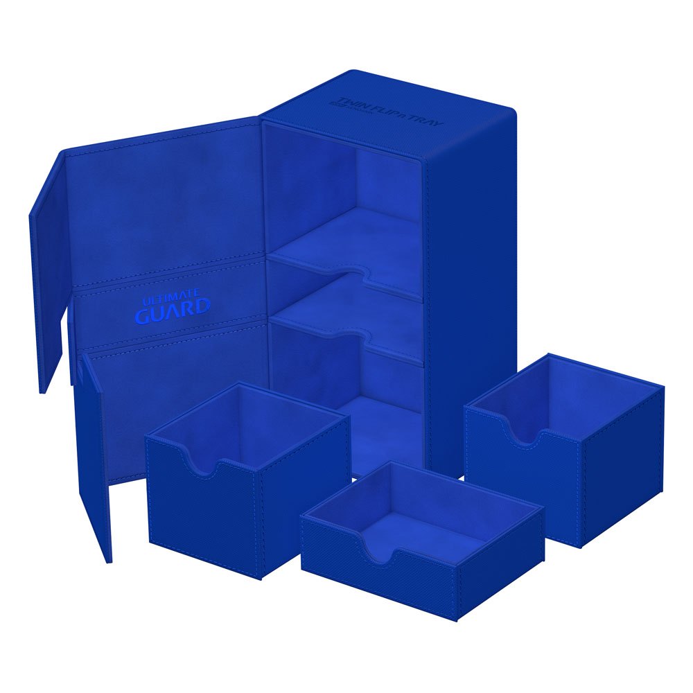 Ultimate Guard Ultimate Guard Twin Flip'n'Tray 200+ Xenoskin - Blue