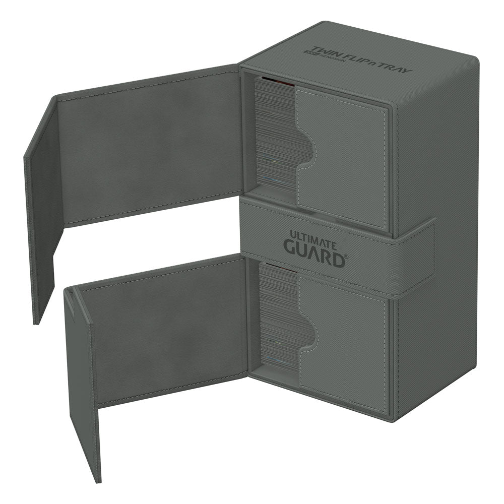Ultimate Guard Ultimate Guard Twin Flip'n'Tray 200+ Xenoskin - Grey