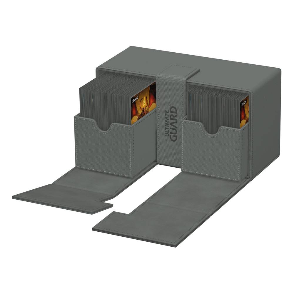 Ultimate Guard Ultimate Guard Twin Flip'n'Tray 200+ Xenoskin - Grey