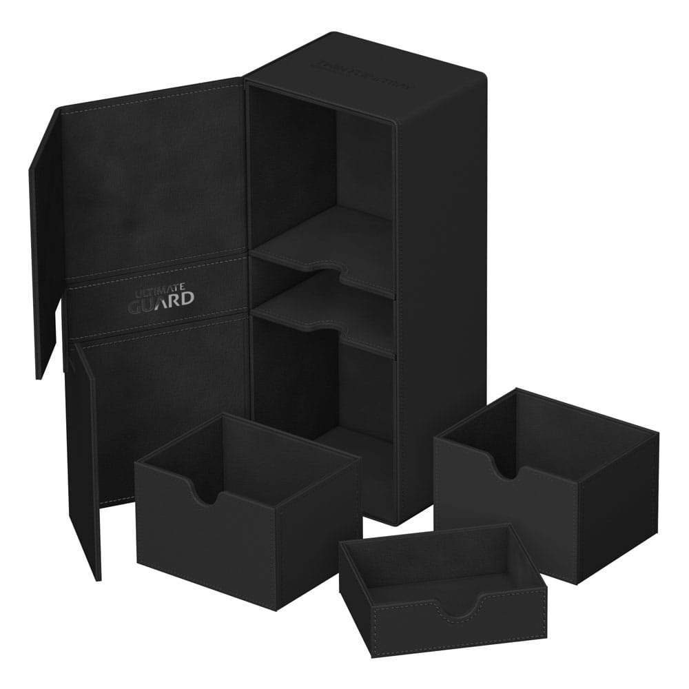 Ultimate Guard Ultimate Guard Twin Flip'n'Tray 266+ Xenoskin - Black