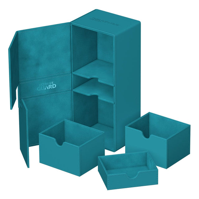 Ultimate Guard Ultimate Guard Twin Flip'n'Tray 266+ Xenoskin - Petrol