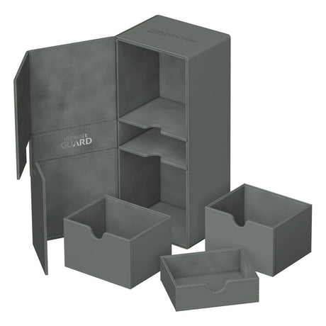 Ultimate Guard Ultimate Guard Twin Flip'n'Tray 266+ Xenoskin - Grey