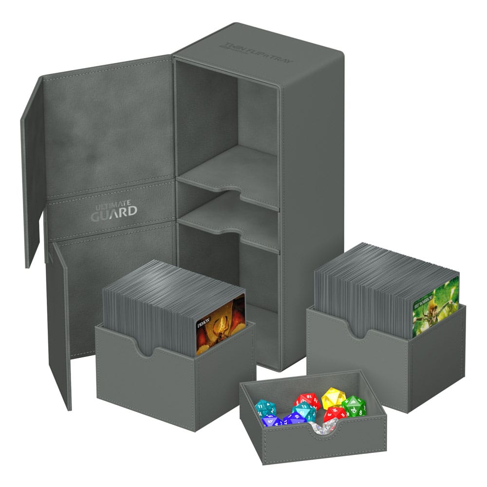 Ultimate Guard Ultimate Guard Twin Flip'n'Tray 266+ Xenoskin - Grey