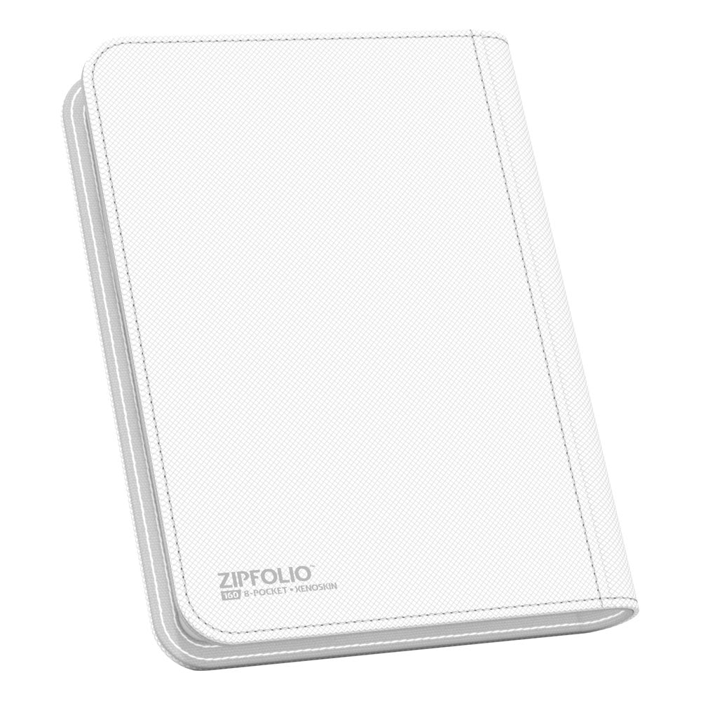 Ultimate Guard Ultimate Guard Zipfolio 160 8-Pocket Xenoskin - White