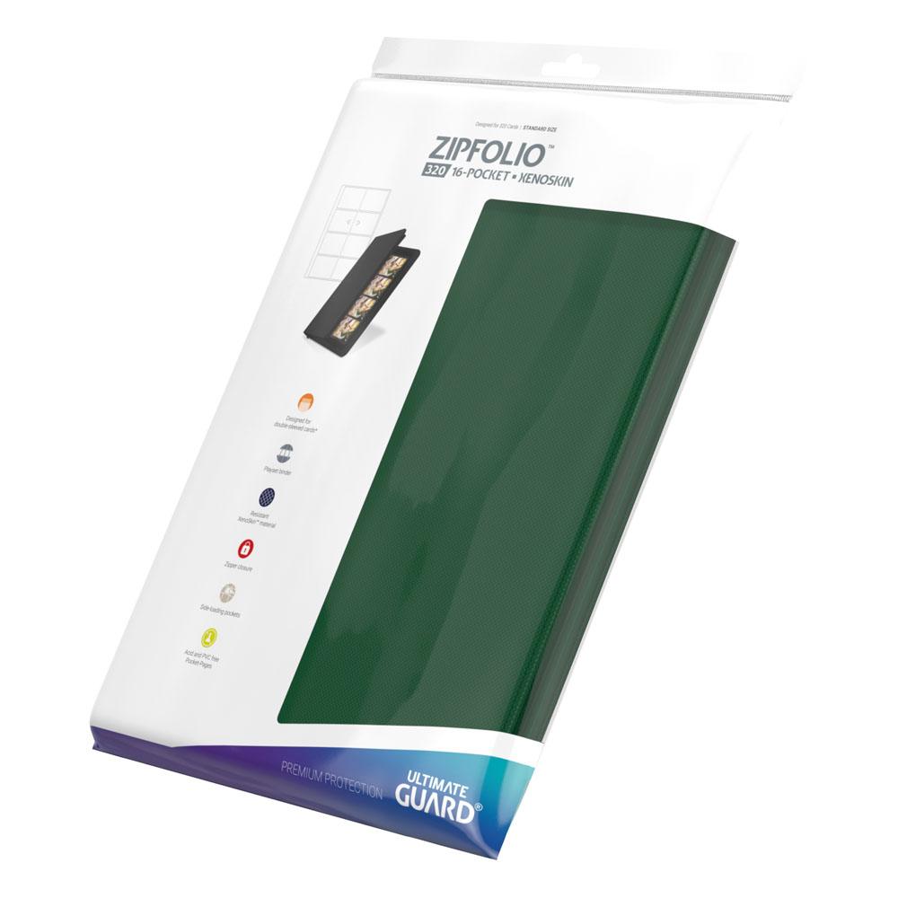Ultimate Guard Ultimate Guard Zipfolio 320 16-Pocket Xenoskin - Green