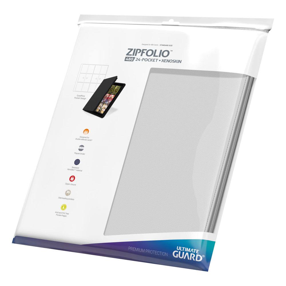 Ultimate Guard Ultimate Guard Zipfolio 480 24-Pocket Xenoskin - White