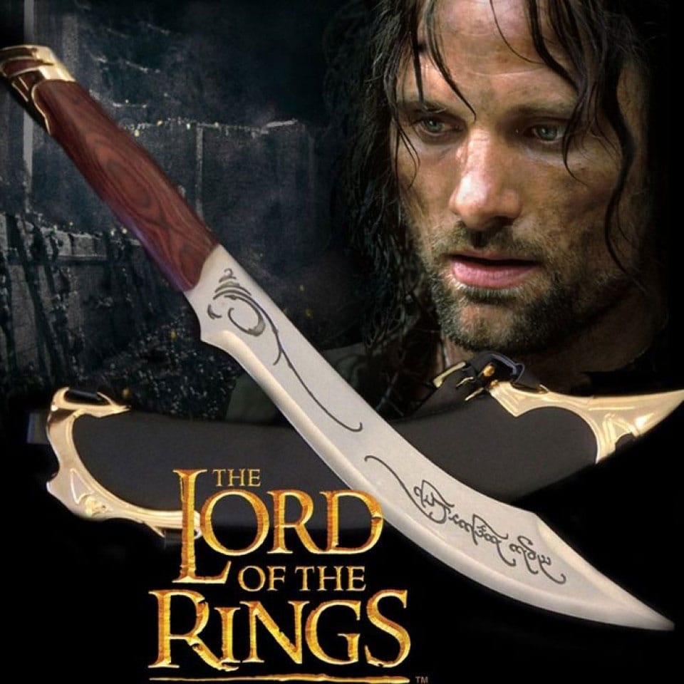 United Cutlery Herr der Ringe Aragorns Elben Dolch 1/1 Replik