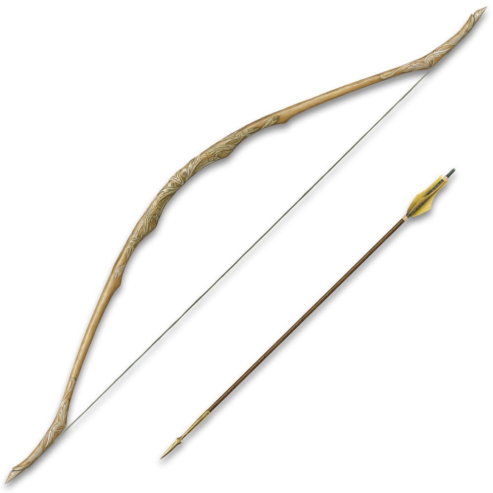 United Cutlery Herr der Ringe Legolas Lothlorien Bogen mit Pfeil 1/1 Replik