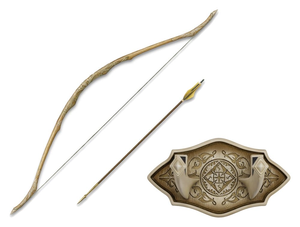 United Cutlery Herr der Ringe Legolas Lothlorien Bogen mit Pfeil 1/1 Replik
