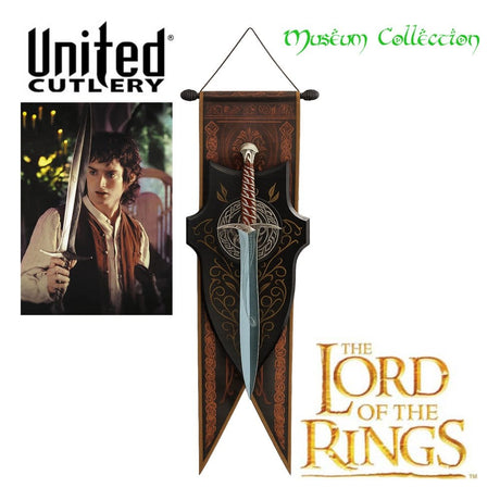 United Cutlery Herr der Ringe Museum Collection Stich Schwert Replik (Blaue Klinge)