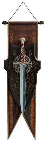 United Cutlery Herr der Ringe Museum Collection Stich Schwert Replik (Blaue Klinge)