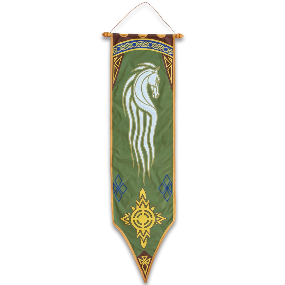 United Cutlery Herr Der Ringe Rohan Banner 1/1 Replik