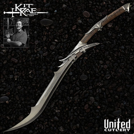 United Cutlery Kit Rae Swords of the Ancients Mithrodin Dark Edition 1/1 Schwert Replik