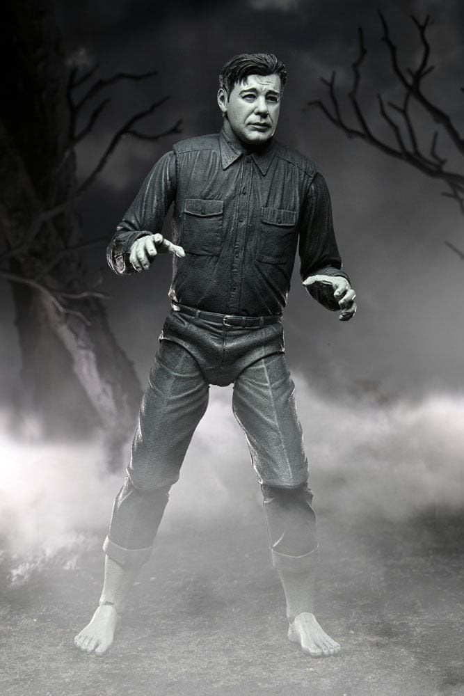 Universal Monsters Ultimate The Wolf Man (Black & White) Actionfigur
