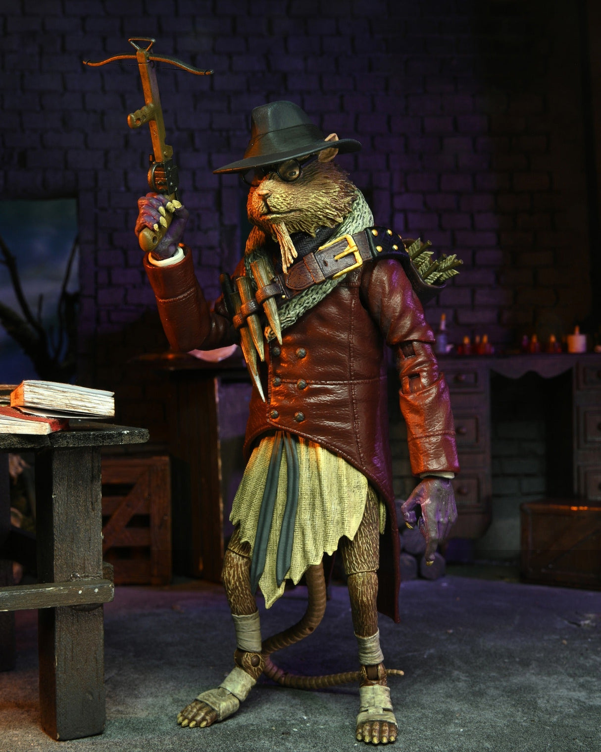 Universal Monsters x Teenage Mutant Ninja Turtles- Ultimate Splinter as Van Helsing x TMNT Actionfigur