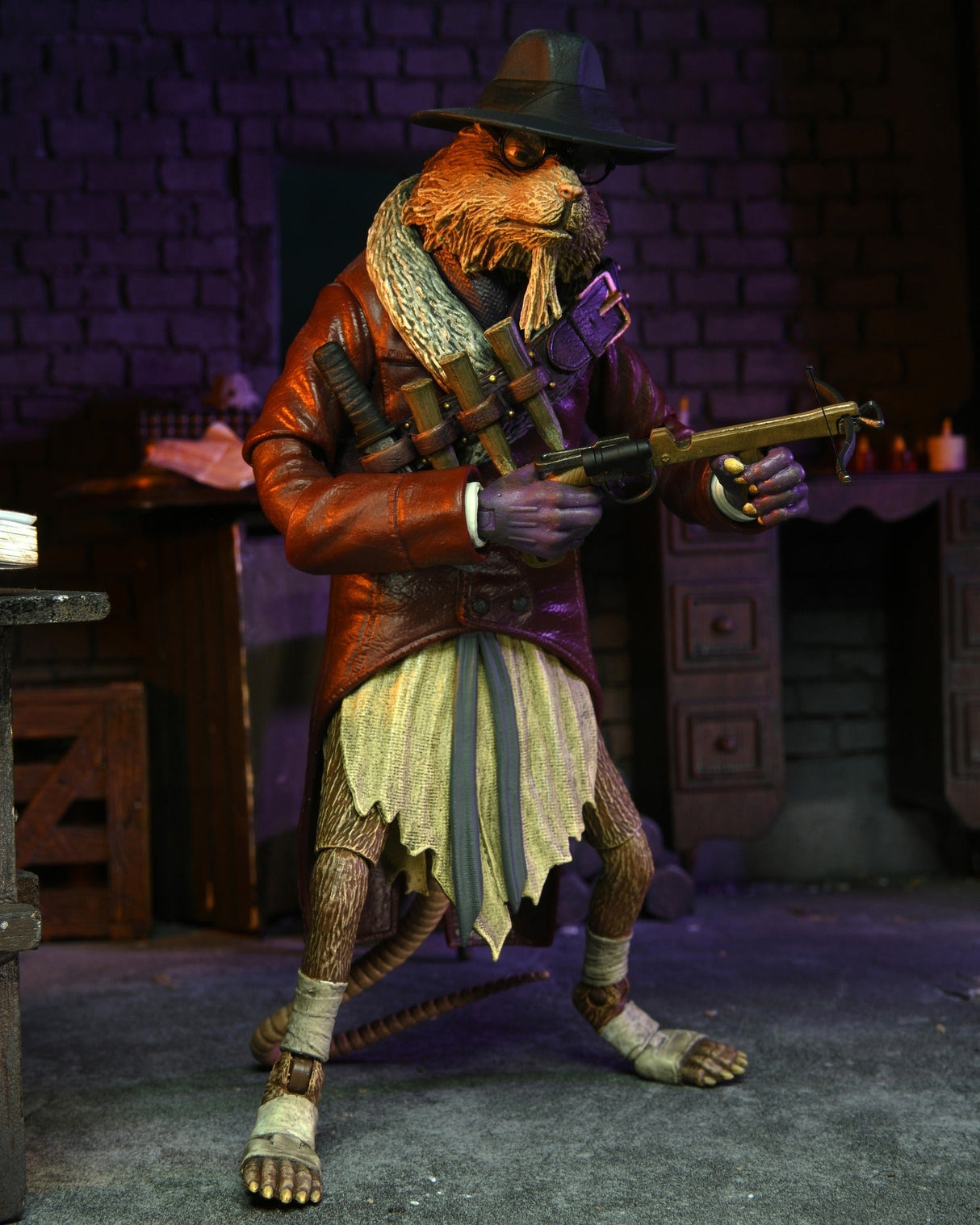 Universal Monsters x Teenage Mutant Ninja Turtles- Ultimate Splinter as Van Helsing x TMNT Actionfigur