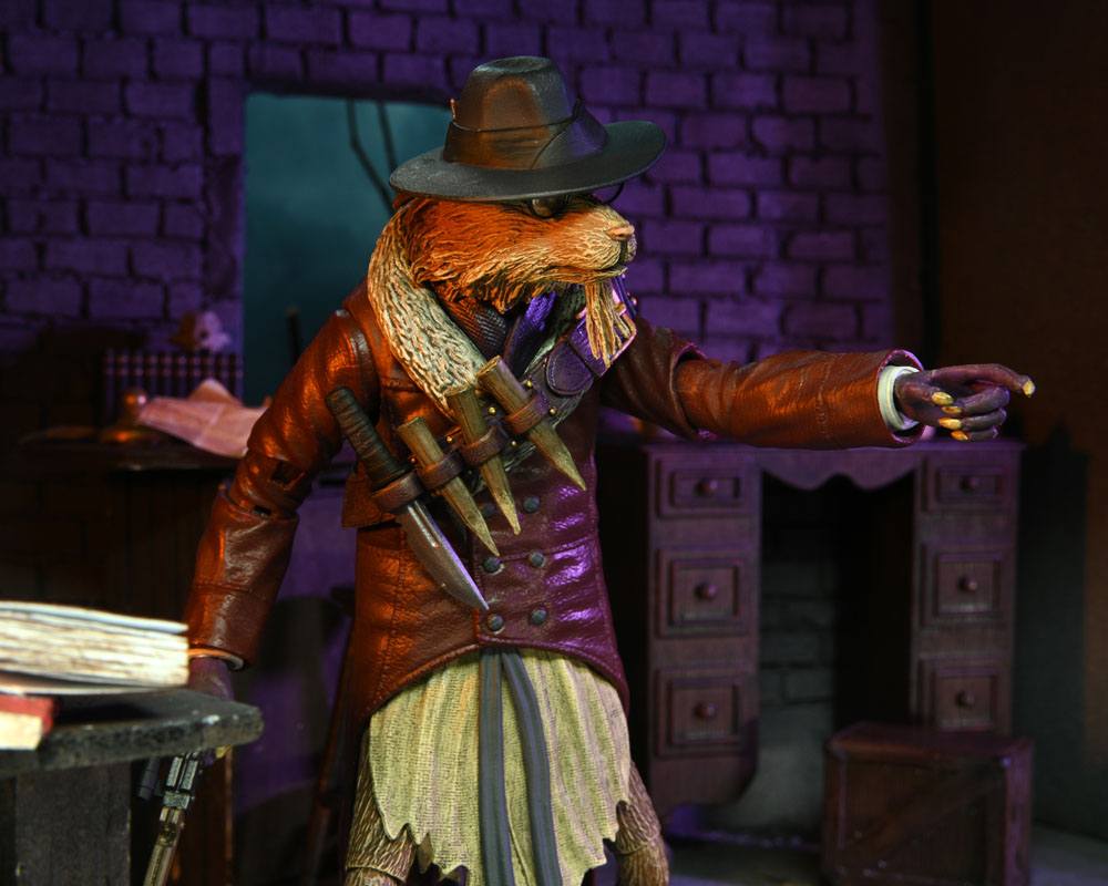 Universal Monsters x Teenage Mutant Ninja Turtles- Ultimate Splinter as Van Helsing x TMNT Actionfigur