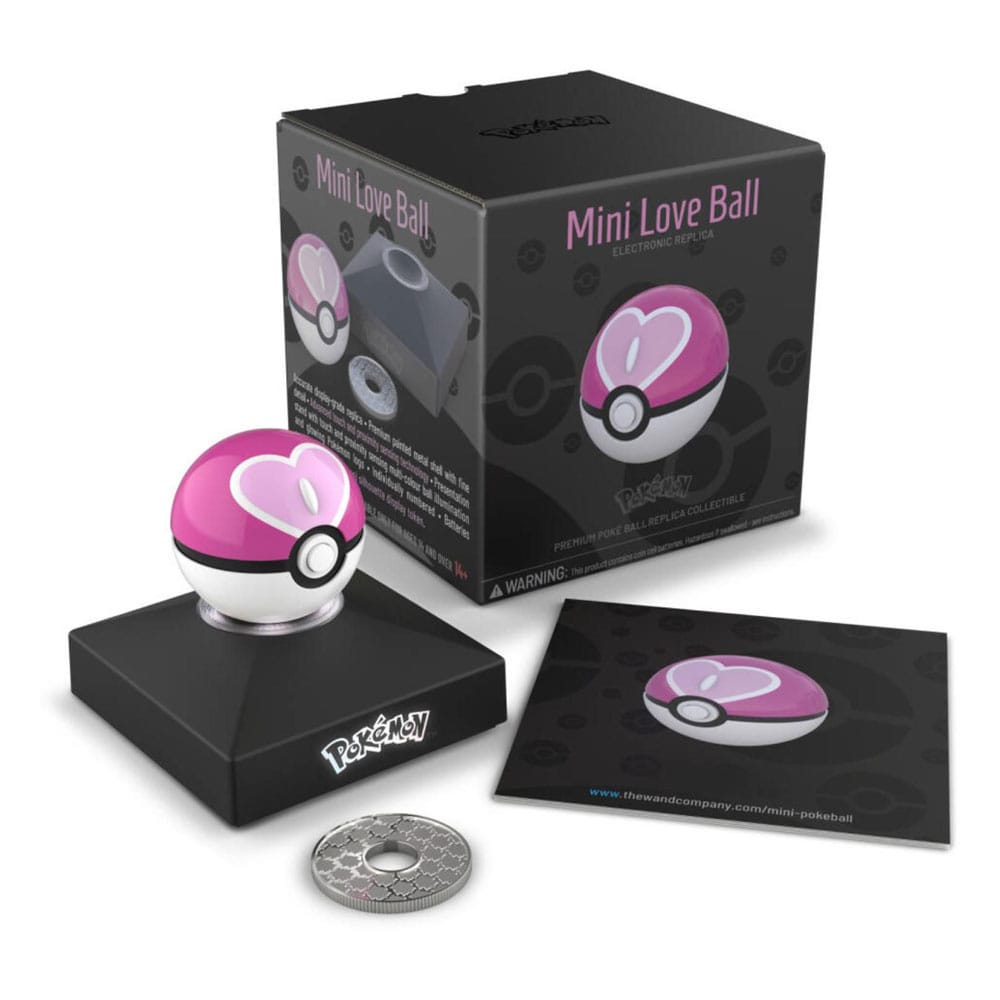 Wand Company Pokémon Sympaball Love Ball Diecast Mini Replik