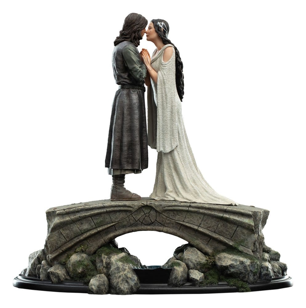 Weta Workshop Der Herr der Ringe Aragorn & Arwen Mini Statue