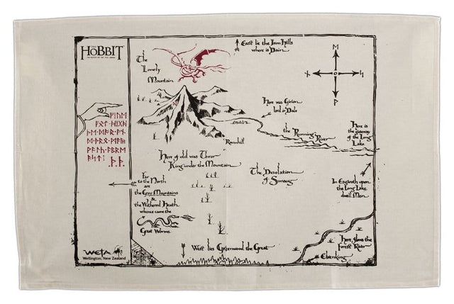 Weta Workshop Der Hobbit Thorins Map Geschirrtuch
