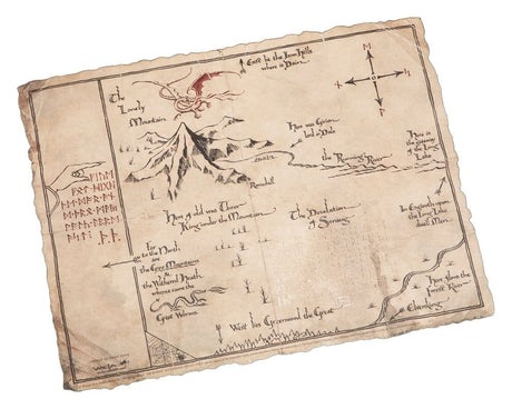 Weta Workshop Der Hobbit Thorin’s Map Kunstdruck
