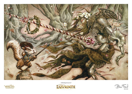 Weta Workshop Die Reise Ins Labyrinth The Knight Who Never Yields Limitierte Auflage Kunstdruck