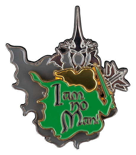 Weta Workshop Herr der Ringe Ansteck-Pin Doppelpack No Man can Kill Me & I Am No Man! 7 cm