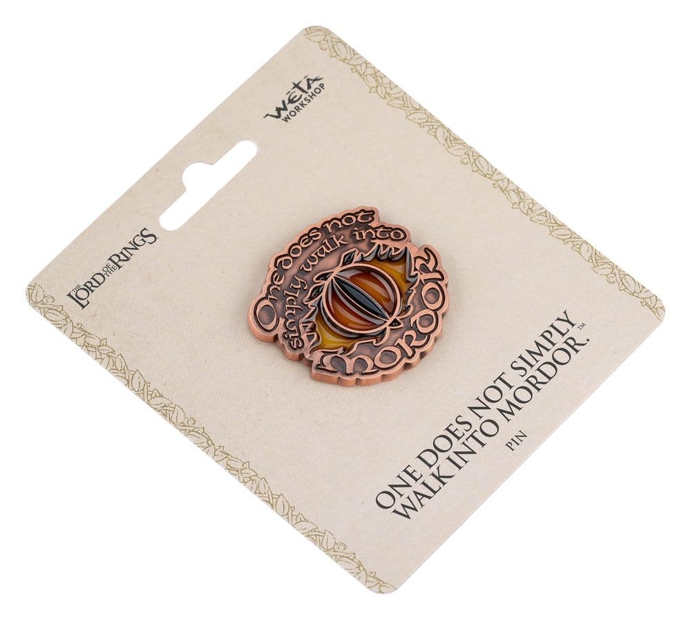 Weta Workshop Herr der Ringe Ansteck-Pin One Does Not Simply Walk Into Mordor 4 cm