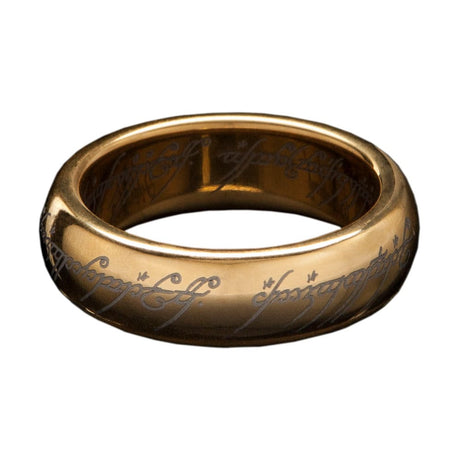 Weta Workshop Herr der Ringe Der Eine Ring Wolfram-Ring (vergoldet) Größe 11 Ring