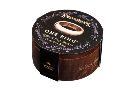 Weta Workshop Herr der Ringe Der Eine Ring Wolfram-Ring (vergoldet) Größe 11 Ring