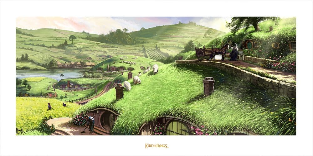 Weta Workshop Herr der Ringe Disturber of the Peace Kunstdruck