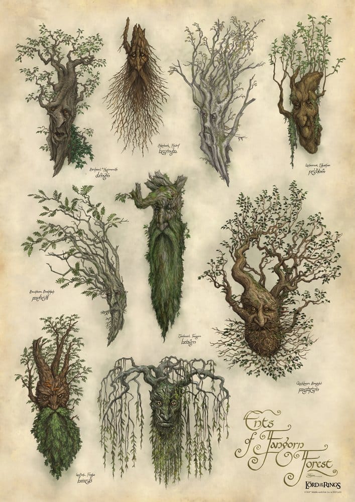 Weta Workshop Herr Der Ringe - Ent’s Of Fangorn Forest Kunstdruck