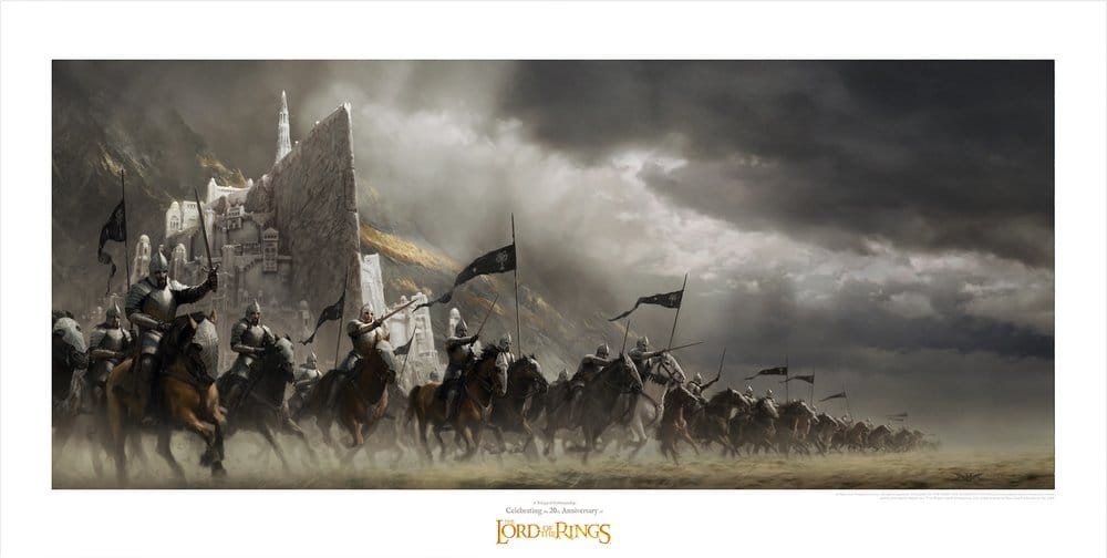 Weta Workshop Herr der Ringe Faramir’s Charge Kunstdruck