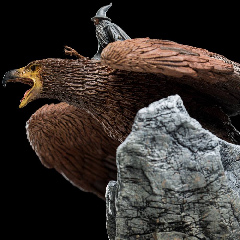 Weta Workshop Herr der Ringe Gandalf on Gwaihir Mini Statue