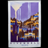 Weta Workshop Herr der Ringe Geschirrtuch 2er Pack Rivendell & Hobbiton