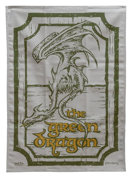 Weta Workshop Herr der Ringe Green Dragon & Prancing Pony 2er Pack Geschirrtuch