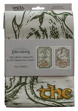 Weta Workshop Herr der Ringe Green Dragon & Prancing Pony 2er Pack Geschirrtuch