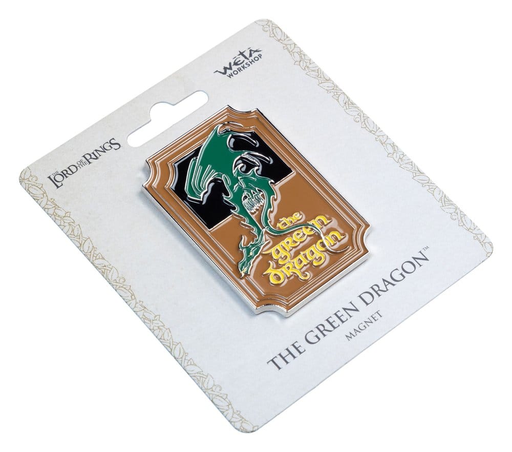 Weta Workshop Herr der Ringe Magnet The Green Dragon (Enamel) 7 cm