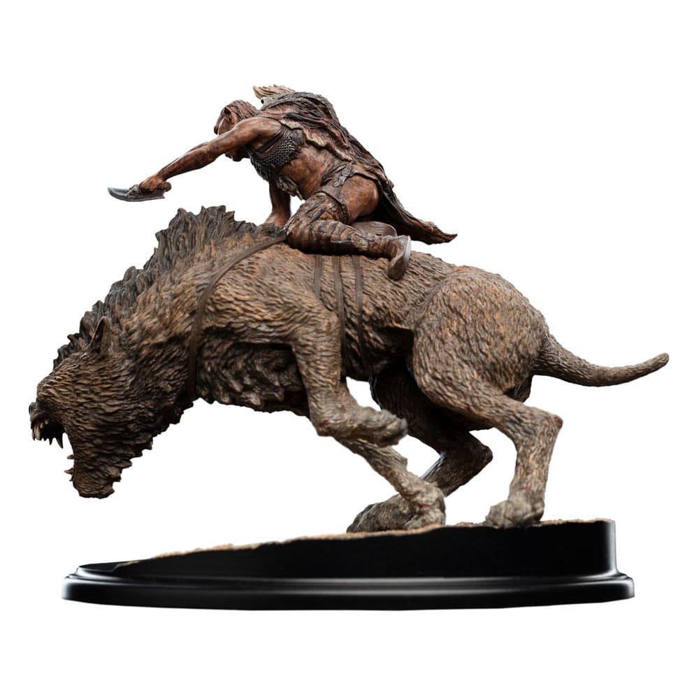 Weta Workshop Herr der Ringe Mini Sharkû on Warg Statue