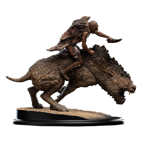 Weta Workshop Herr der Ringe Mini Sharkû on Warg Statue