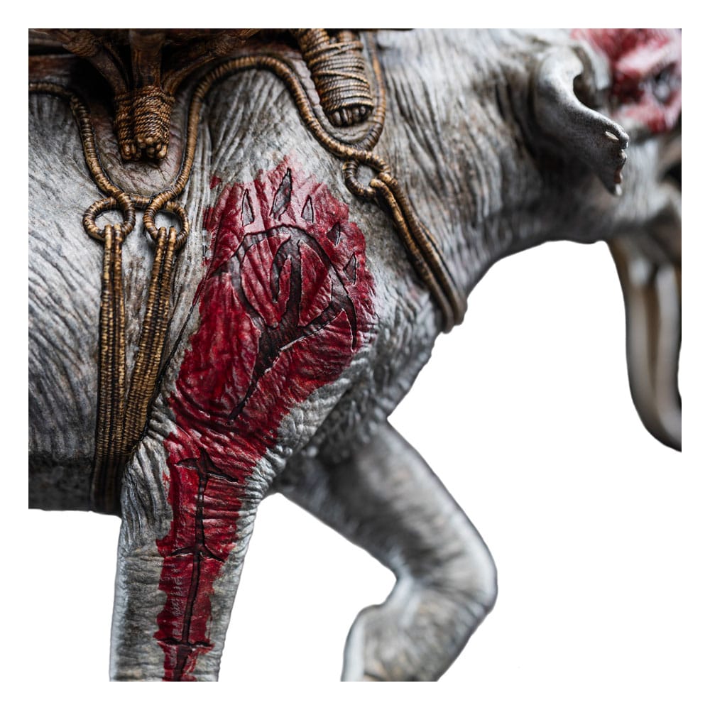 Weta Workshop Herr der Ringe Mumak in Battle Mini Statue 19 cm