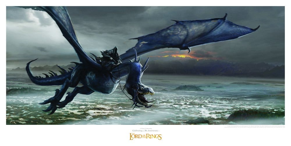 Weta Workshop Herr der Ringe Nazgul Ahunt Kunstdruck