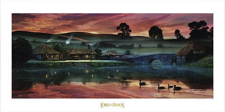 Weta Workshop Herr der Ringe Return to the Green Dragon Inn Kunstdruck