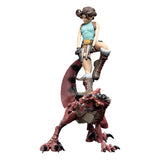 Weta Workshop Tomb Raider Lara Croft & Raptor Mini Epics Vinyl Figur