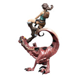 Weta Workshop Tomb Raider Lara Croft & Raptor Mini Epics Vinyl Figur