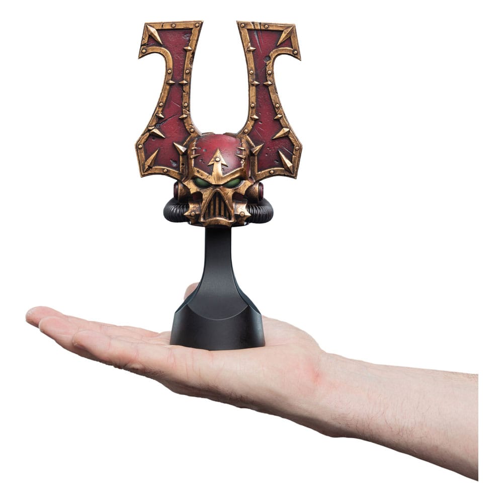 Weta Workshop Warhammer 40,000 Replik 1/4 Khorne Berzerker Helm 20 cm