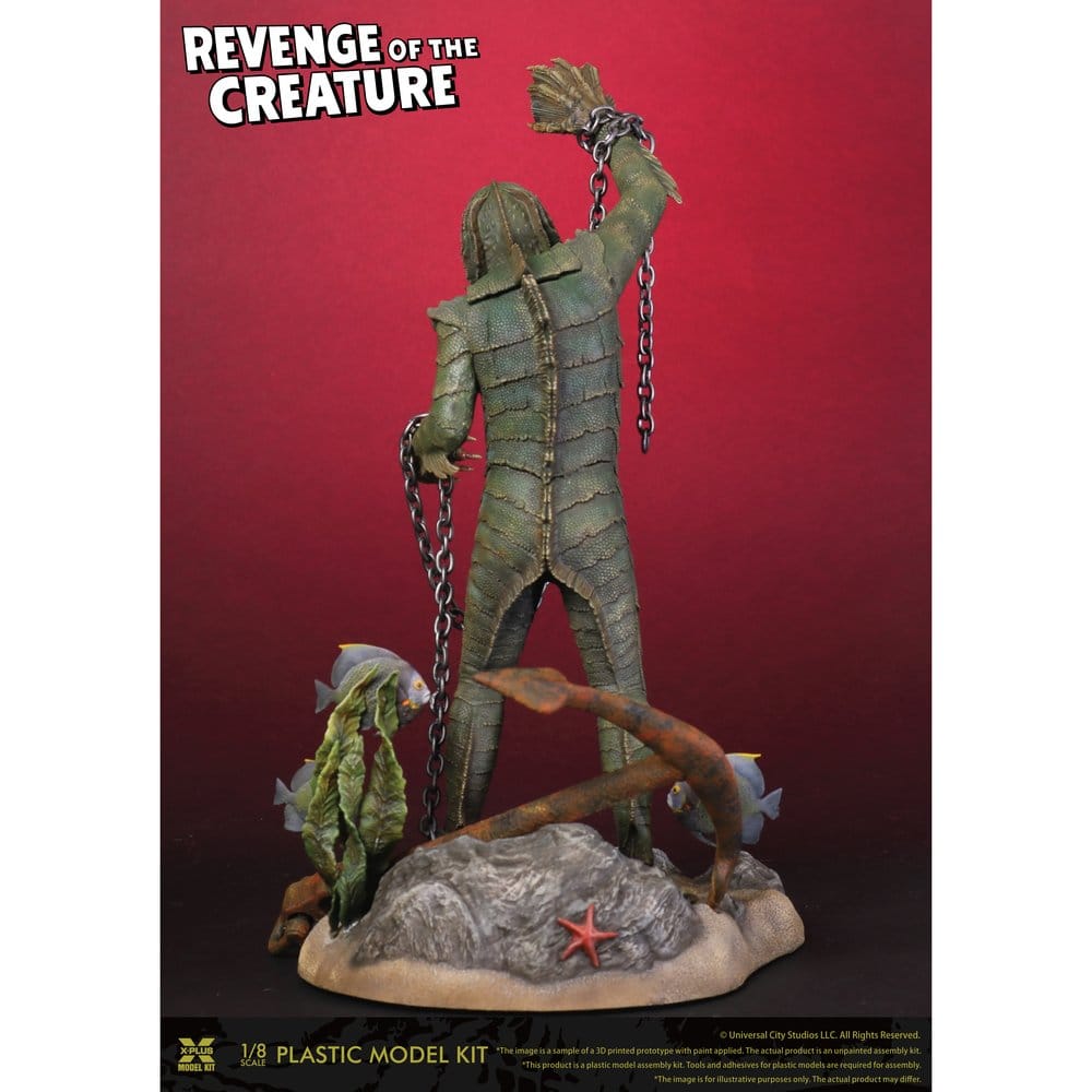 X-Plus Creature Revenge of the Creature (Reproduction) 1/8 Plastic Model Kit