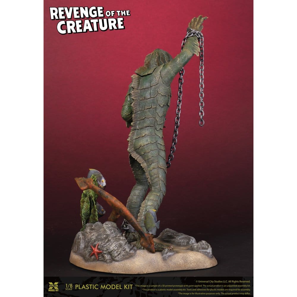 X-Plus Creature Revenge of the Creature (Reproduction) 1/8 Plastic Model Kit
